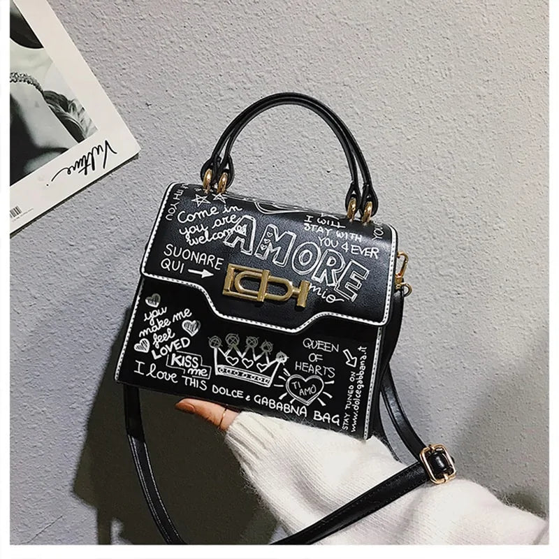 Mini Chain Graffiti Bag