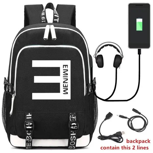 Charging famous backpack