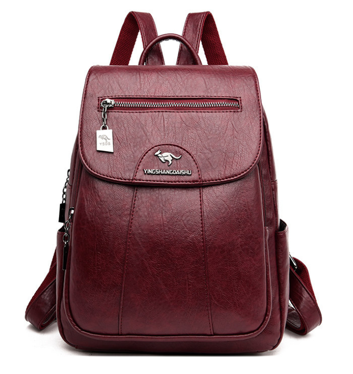 Fashion Woman's Lether Backpack